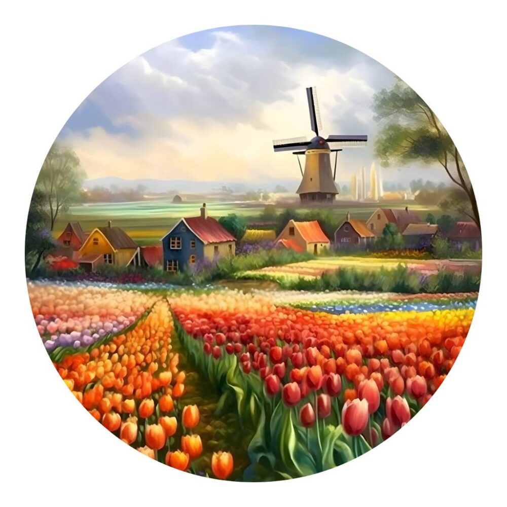 De Tulpenvelden Muurcirkel